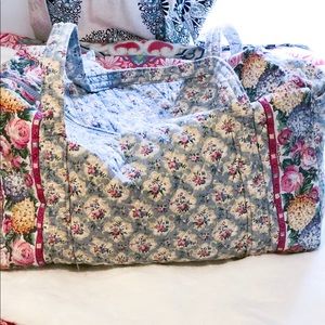 Vintage Pastel Blue Vera Bradley Duffel Bag